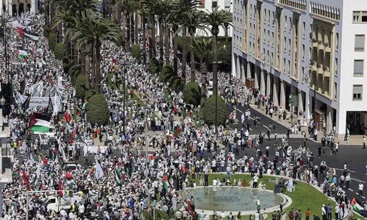 احتجاجات حاشدة في مدن مغربية بمناسبة اليوم العالمي للتضامن مع الفلسطينيين احتجاجات حاشدة في مدن مغربية بمناسبة اليوم العالمي للتضامن مع الفلسطينيين