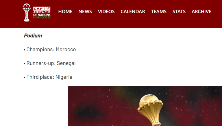 CAF يُحدث الأرقام القياسية في كأس الأمم الأفريقية 2025 مع المغرب كبطل